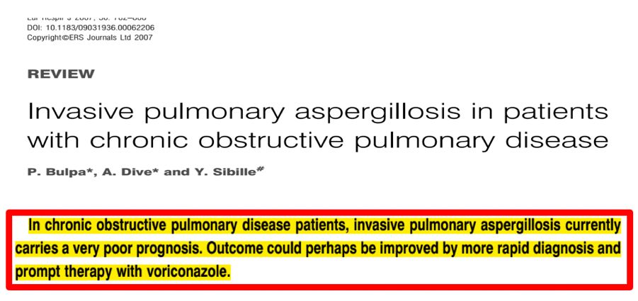 慢阻肺患者合并真菌感染,慢阻肺和真菌定植有关系吗