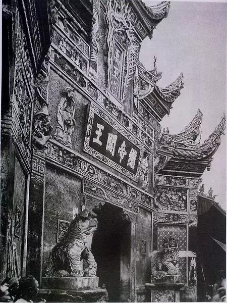 100年前中国风景建筑老照片,两亿多年前的景观