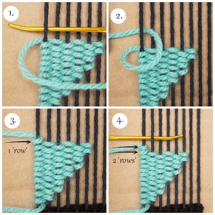 毛线装饰编织教程全过程,毛线编织小饰品简单入门教程
