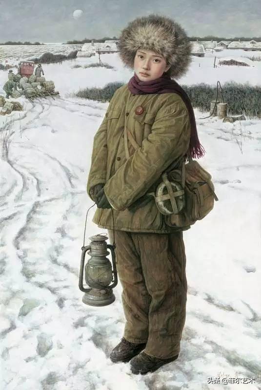 诗中有画的油画作品,油画人物写实油画