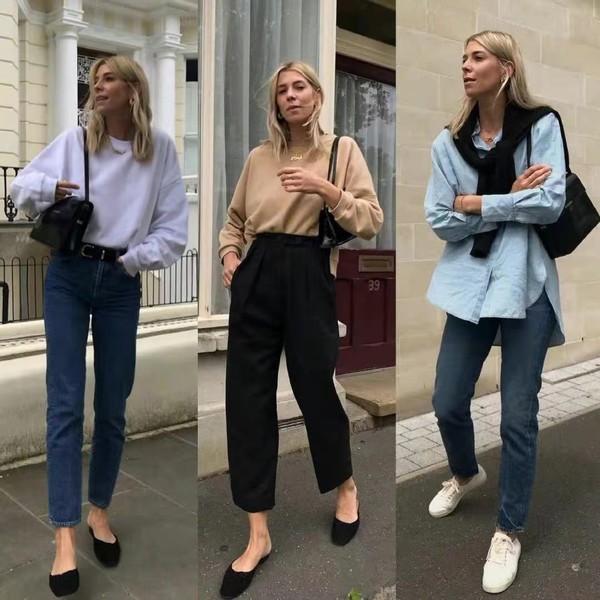 上班族可以借鉴通勤风的穿搭,知性穿搭满满职业风