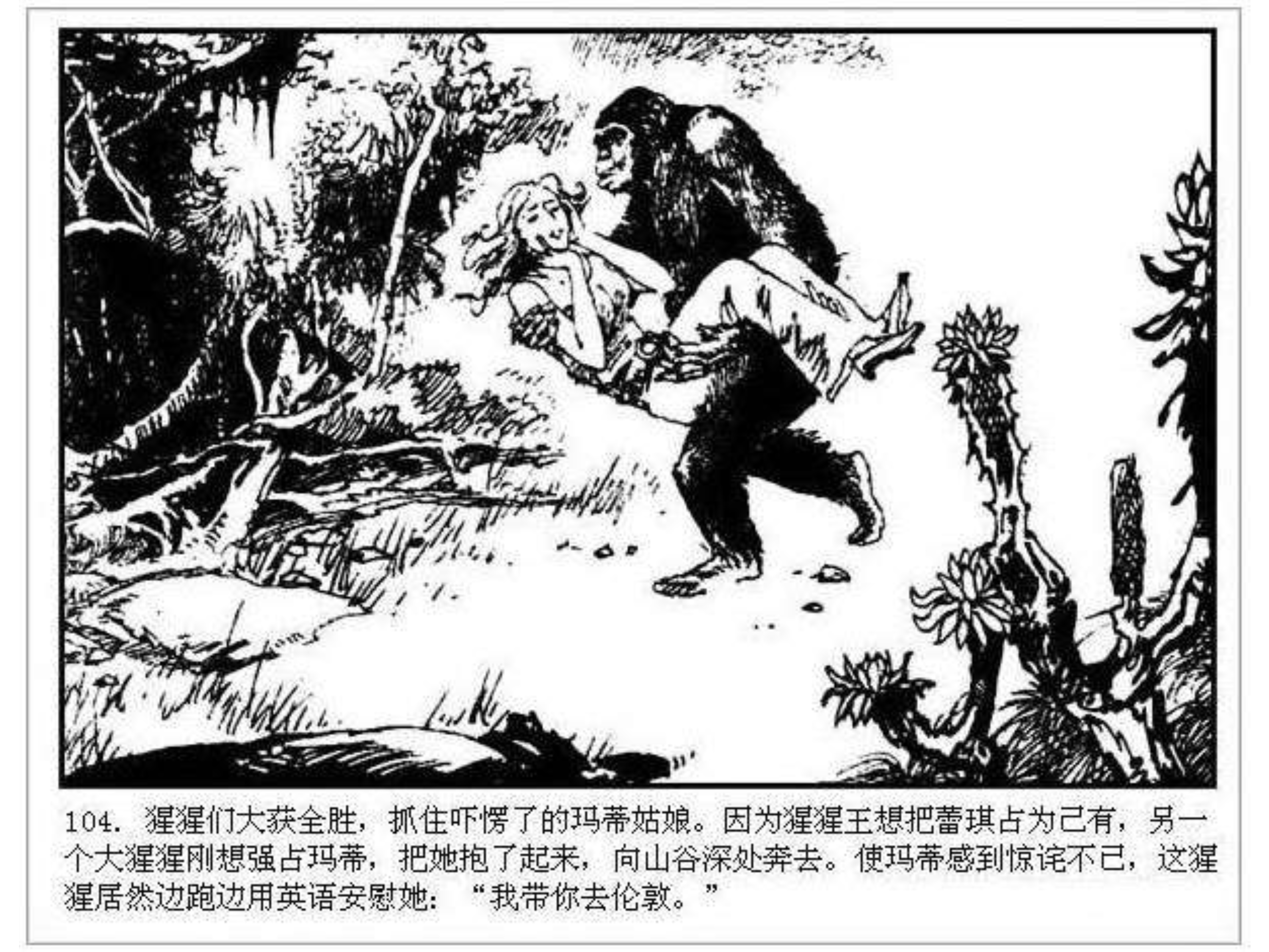 人猿泰山之英雄归来书,连环画泰山