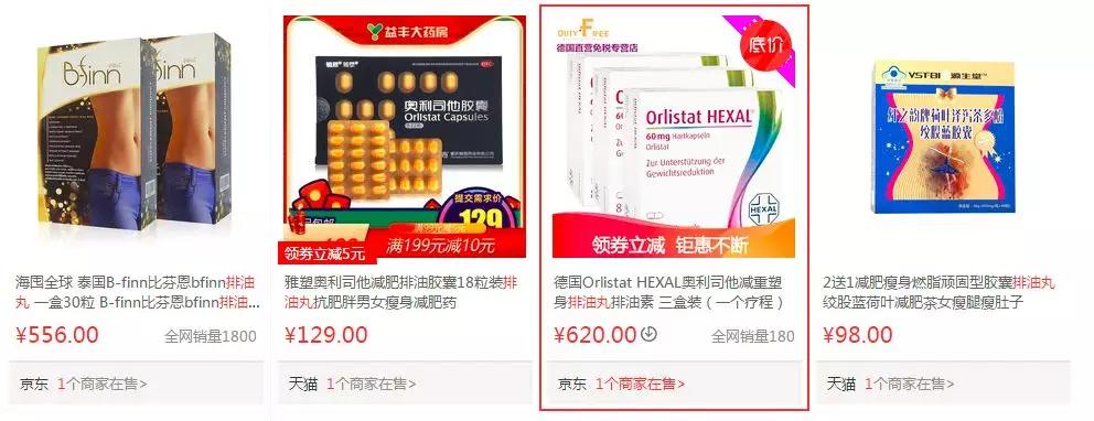 网红减肥药成本8元,网红减肥药成本仅1毛钱