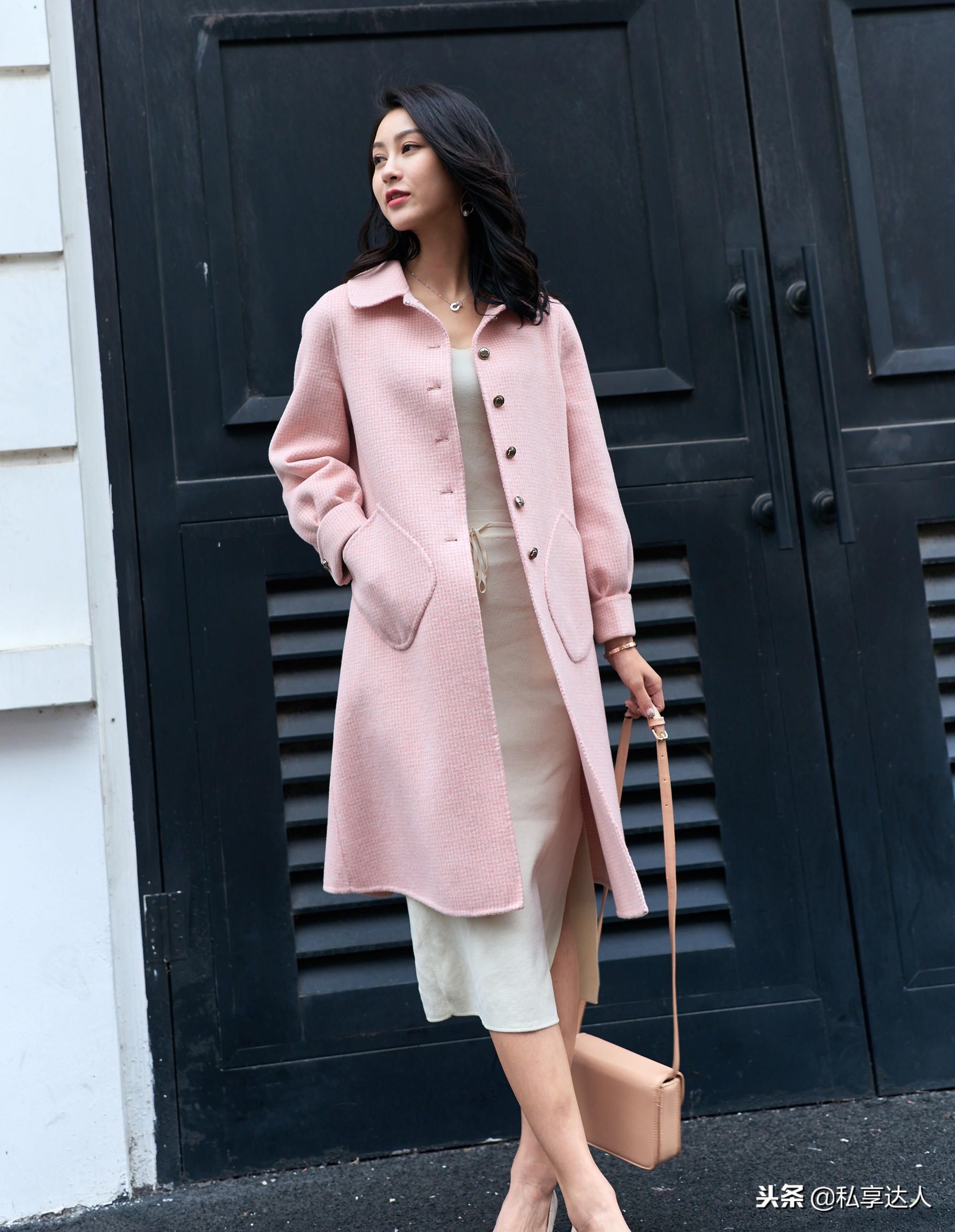 网红双面呢大衣短款韩版,时髦的双面呢大衣为什么这么贵