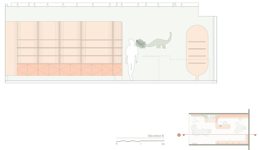 42㎡香港BeautysaurOrganics美妆旗舰店设计|BeanBuro