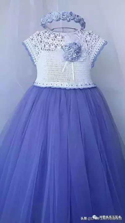 布艺手工制作蓬蓬裙,钩织裙子视频