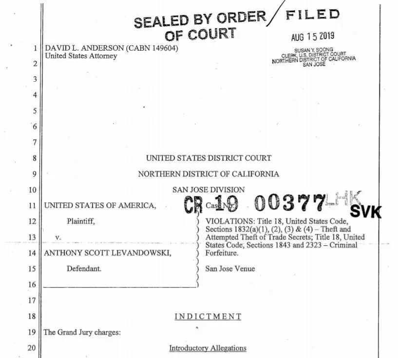 硅谷天才跌下神坛,被指控窃取谷歌商业机密,涉33项盗窃