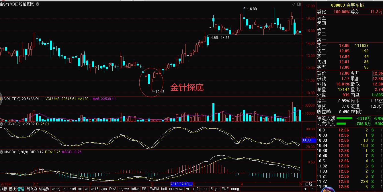 “一针见红”探底神器如何帮我们探明底部