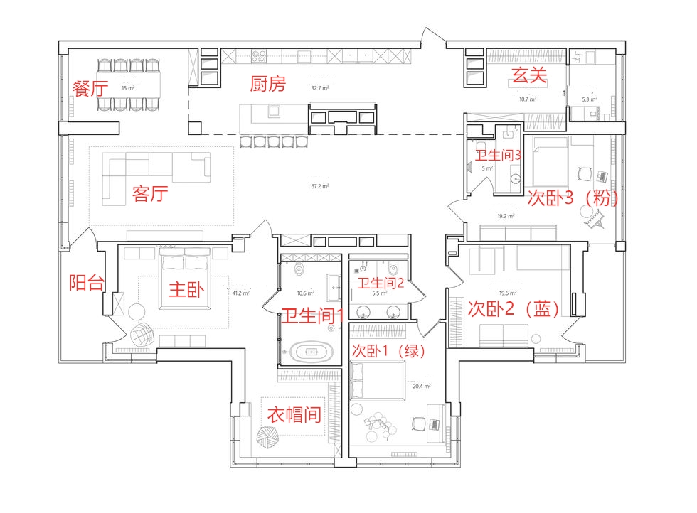 房子太大也是一种烦恼,房子太大装修太贵