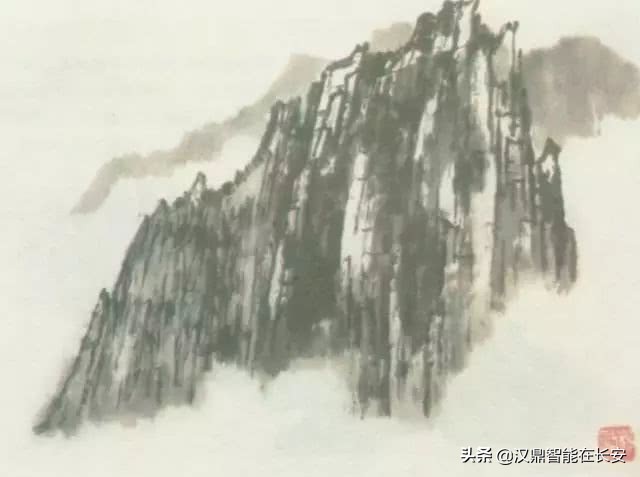 山水画技法山石的基本画法解析,中国山水画技法如何画山石