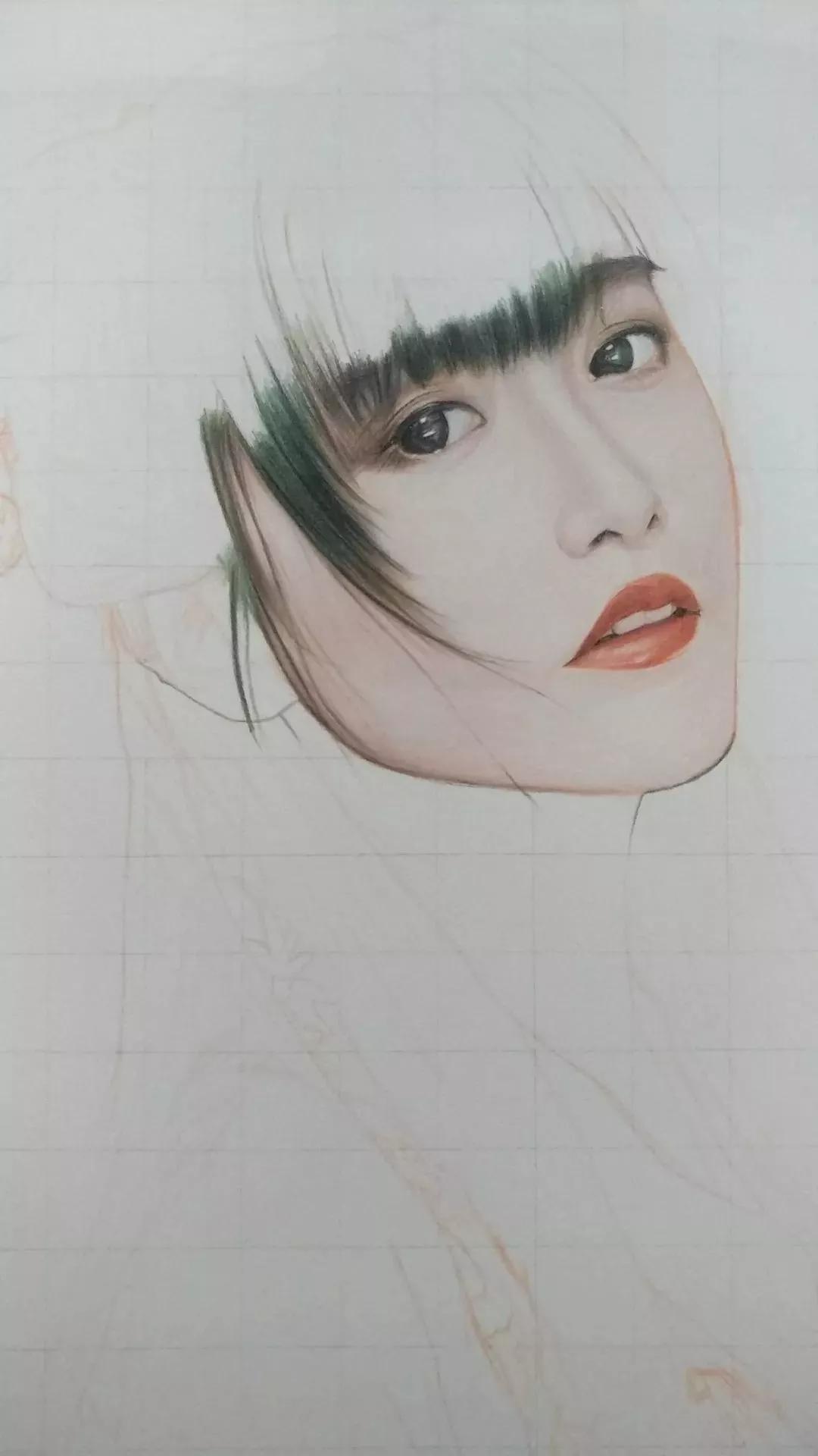 古风红衣女子怎么画,画古风红衣女子