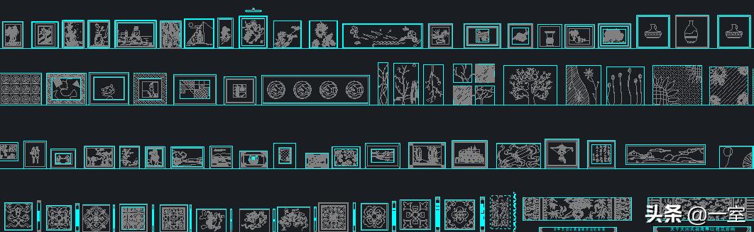 国外室内cad设计图,精选国内外经典家居cad平面图库