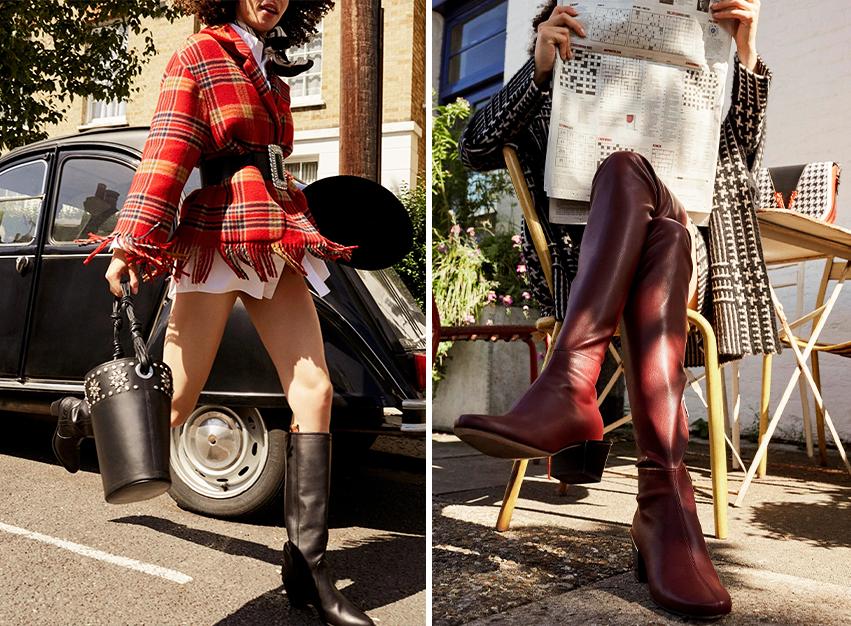 小个子秋冬靴子,小个子靴子秋冬搭配