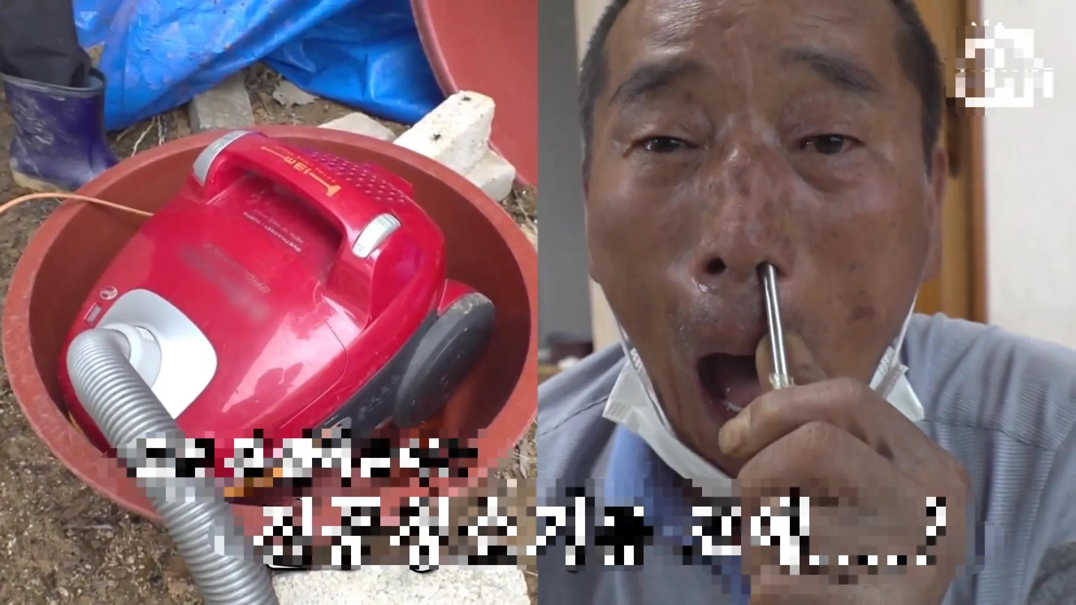 男人被蜘蛛缠身,男人被蜘蛛困住