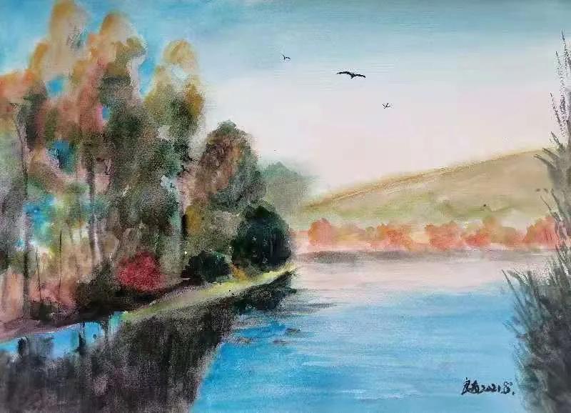 画吧画友作品欣赏,幸福原创画作品