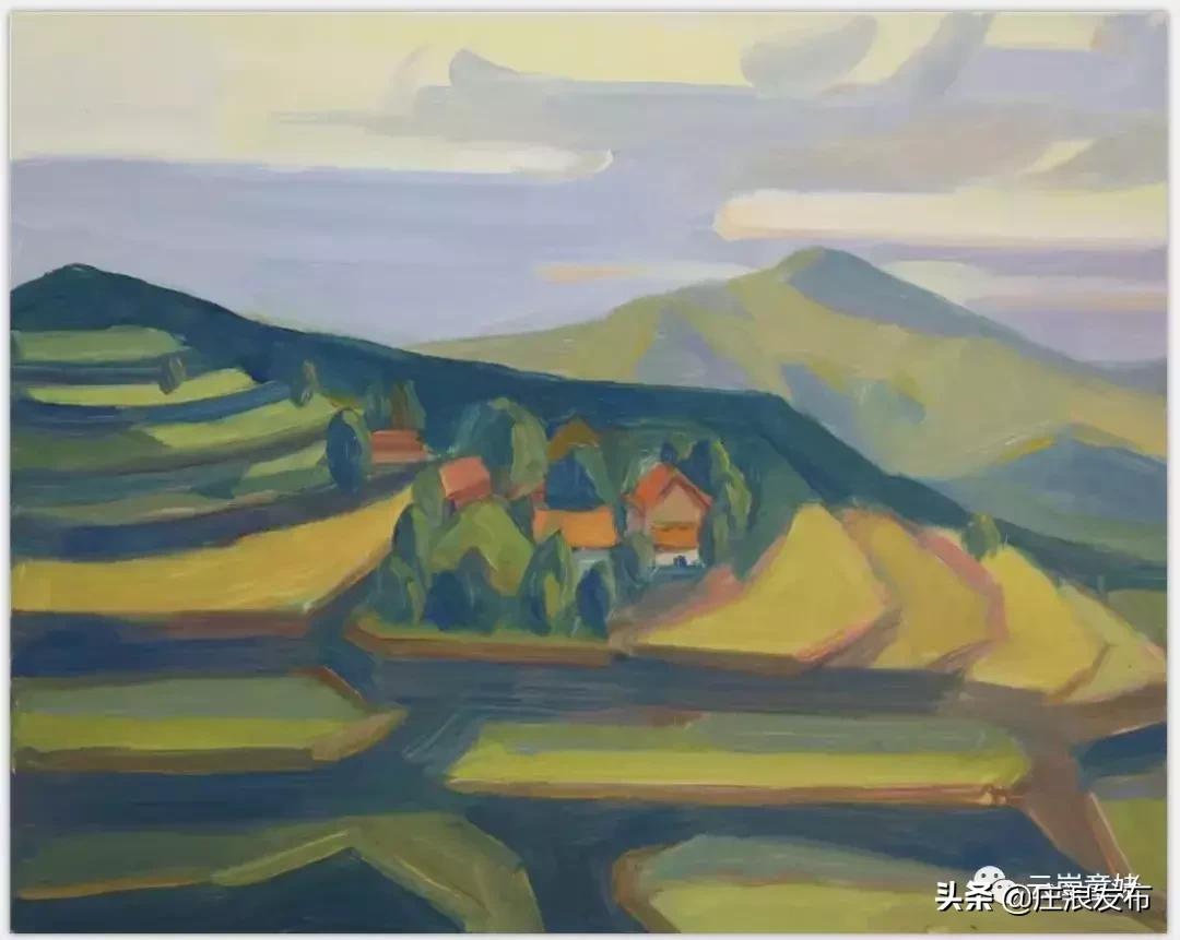 庄浪画家张嘉科山水画作品欣赏,庄浪画家
