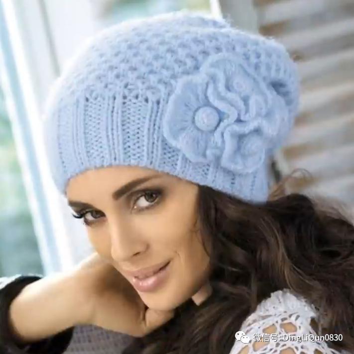 针织帽子简单款好看的,纯手工针织年轻人戴的帽子教程