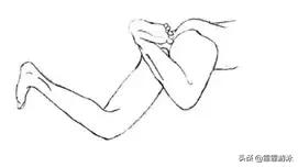 蛙泳水中吐气发力技巧图解,蛙泳蹬腿技巧图解