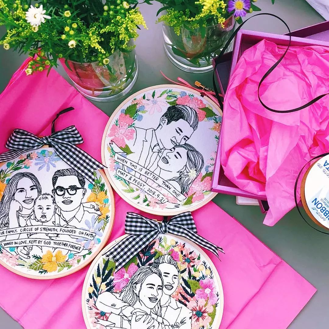 姑娘带着针线去旅游,刺绣记录最美风景，Gucci都找她合作！