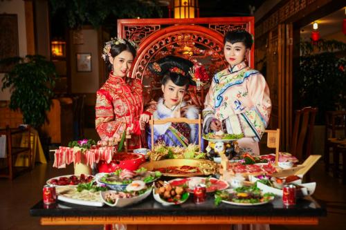 锦城大院火锅6-8人餐,锦城大院火锅武侯区