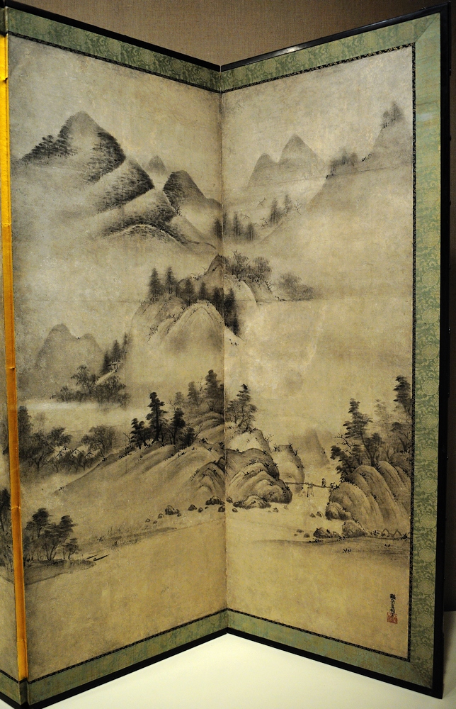 日本画家浮世绘一帆风顺风景画,日本画家张大千