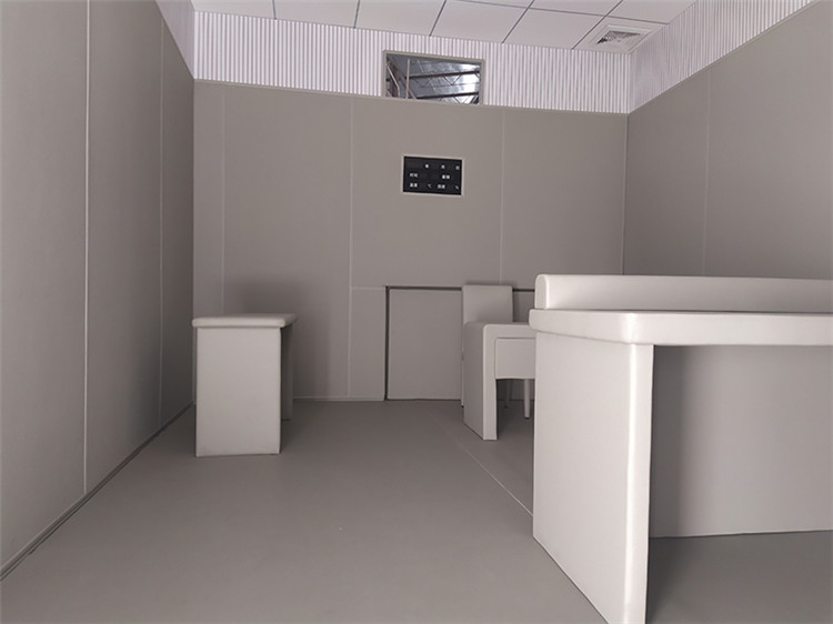 谈话室防撞软包安装案例效果分享,谈话室墙面防撞软包厂家