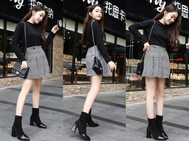 短靴女2022爆款洋气加厚,短靴子女2021爆款洋气冬