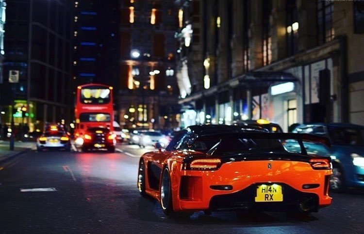 rx-7fd3s白色赛车,rx-7fd3s地平线