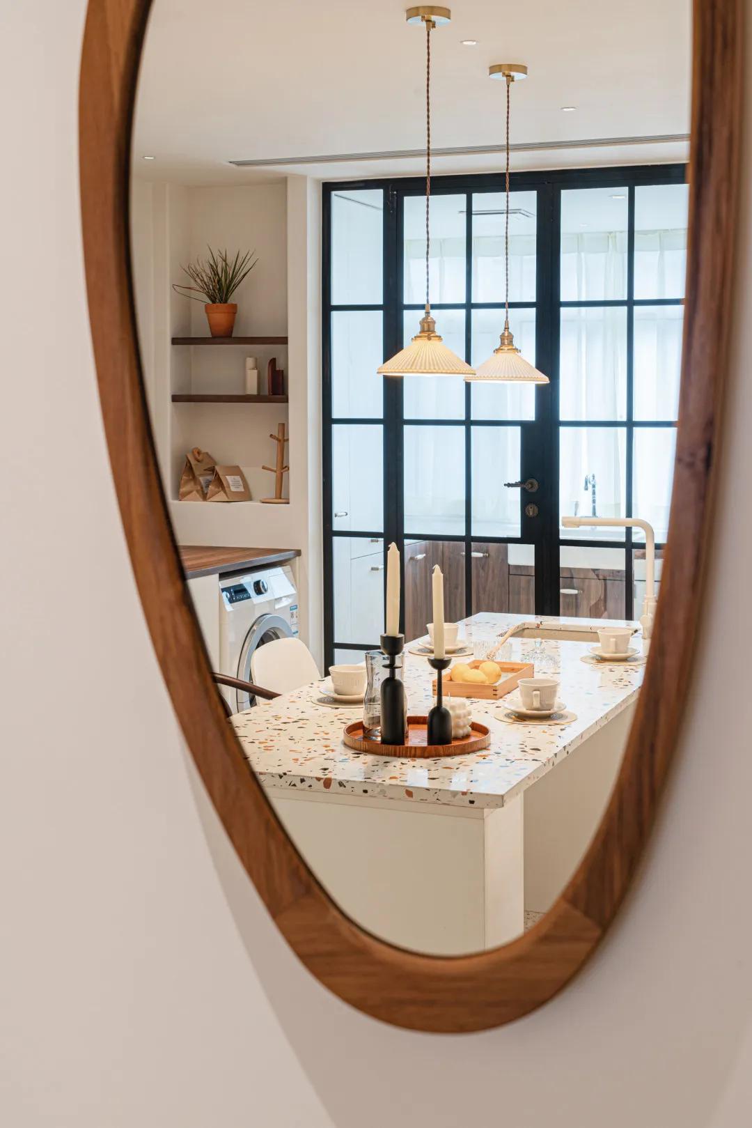 西安母女的111㎡三室暗房，拱形门、水磨石，超强储物力