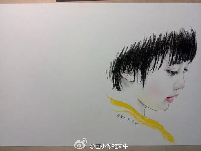 比起打印画，美院毕业的他，笔下这种彩铅水彩画才好看哭了~