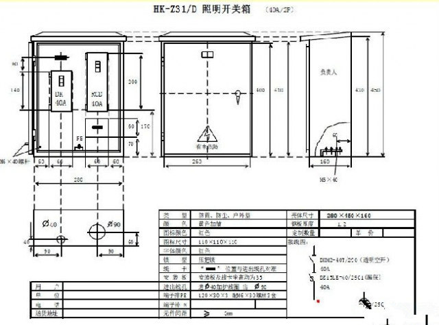 建筑施工现场一级配电箱的配置图,建筑工程临时用电总配电箱线路图