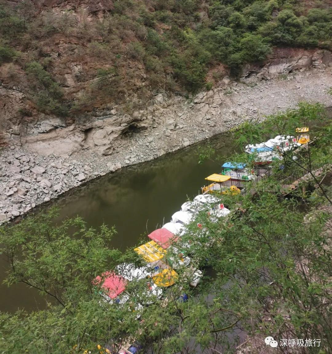 靖西双龙峡网红小火车,京西小九寨二日游
