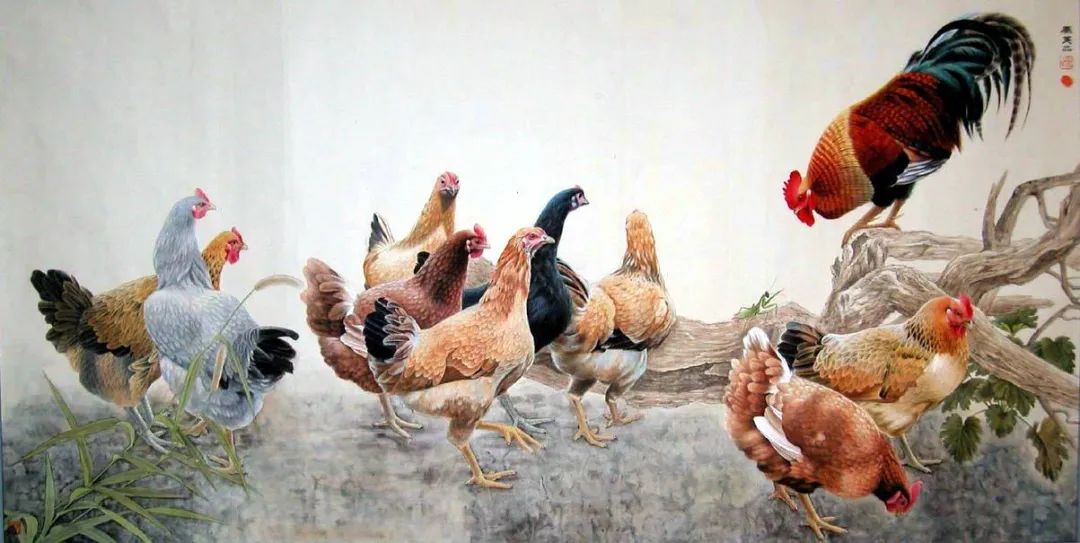 现代工笔重彩人物画,当代工笔重彩人物画