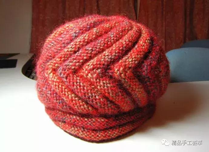 60-70岁洋气帽子织法初学,水波纹帽子的织法视频