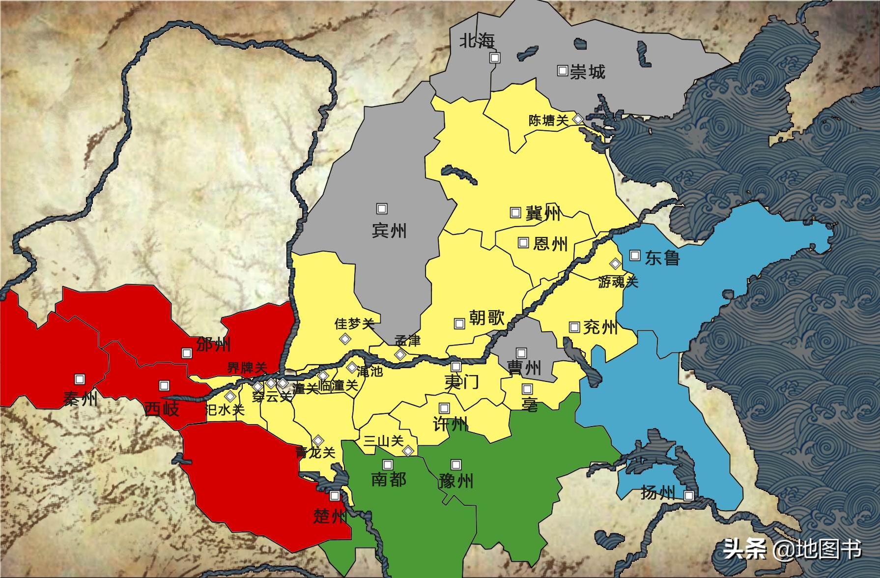 封神榜陈塘关在哪个位置,陈塘关位置在哪里