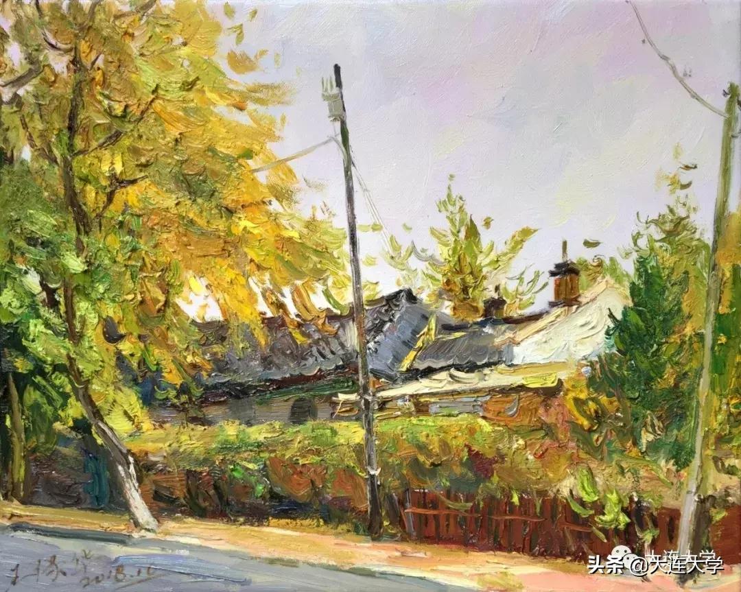 简单又好看的大连画,美丽大连我的家绘画