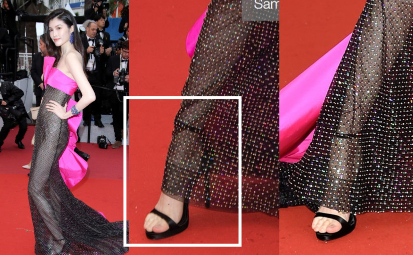 戛纳红毯，金巧巧的恨天高上热搜？娜扎章子怡的鞋才是狠角色