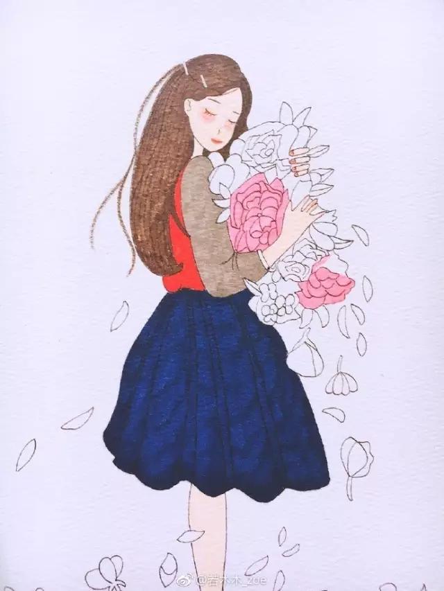 手绘头发涂色教程马克笔,touch马克笔80色手绘教程