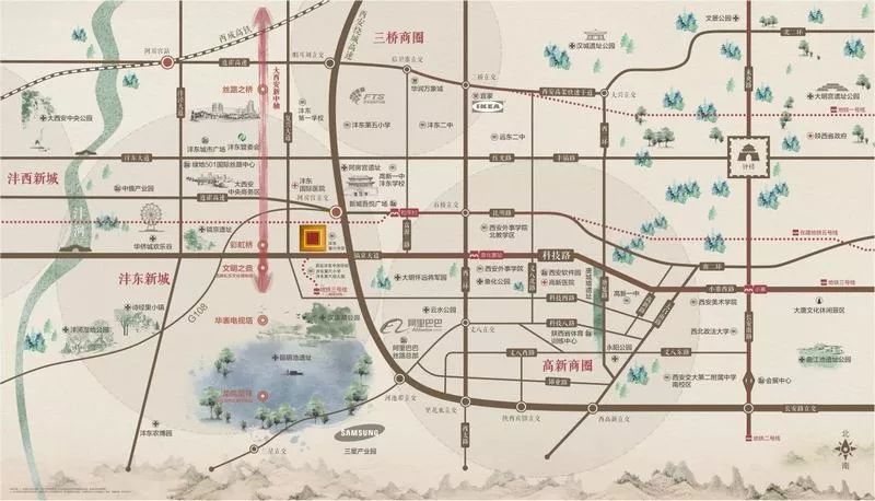 一路向西！科技路“邂逅”昆明池，高端在此盛开