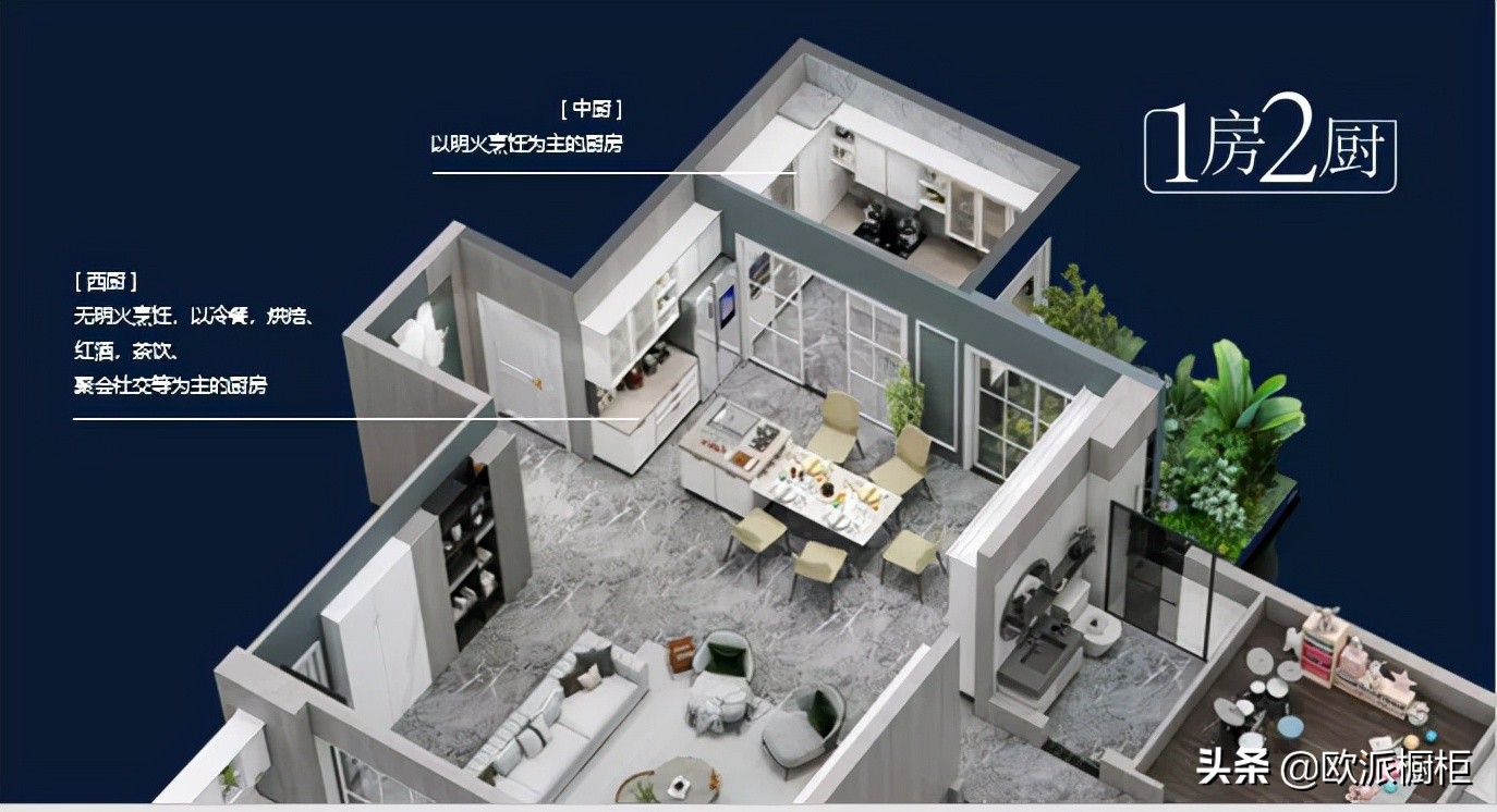 小户型也能实现一房两厨？欧派西厨引领高品质厨餐生活方式