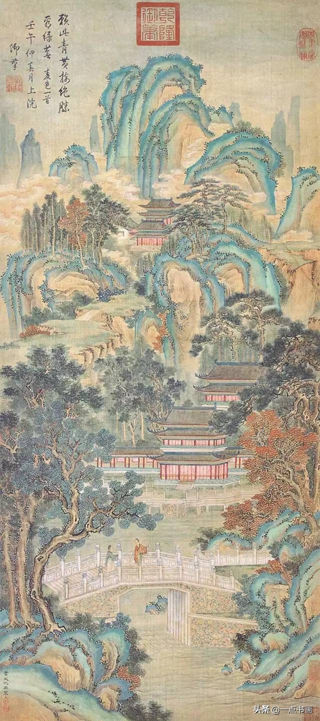 明仇英拍卖60亿的作品,明仇英桃源仙境图临摹