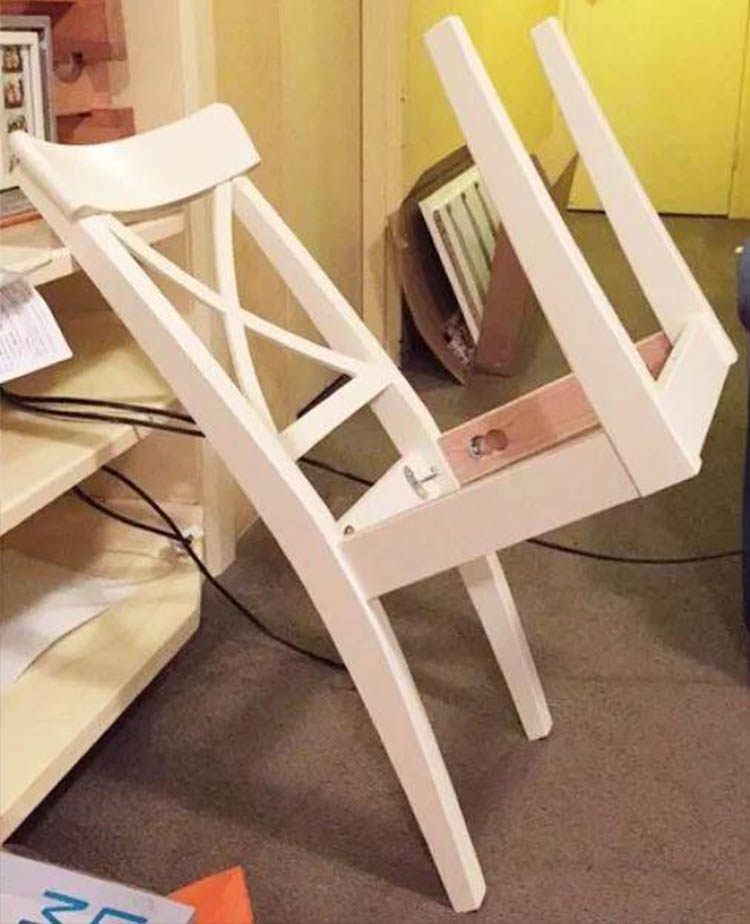 宜家组装物件,宜家家具安装翻车