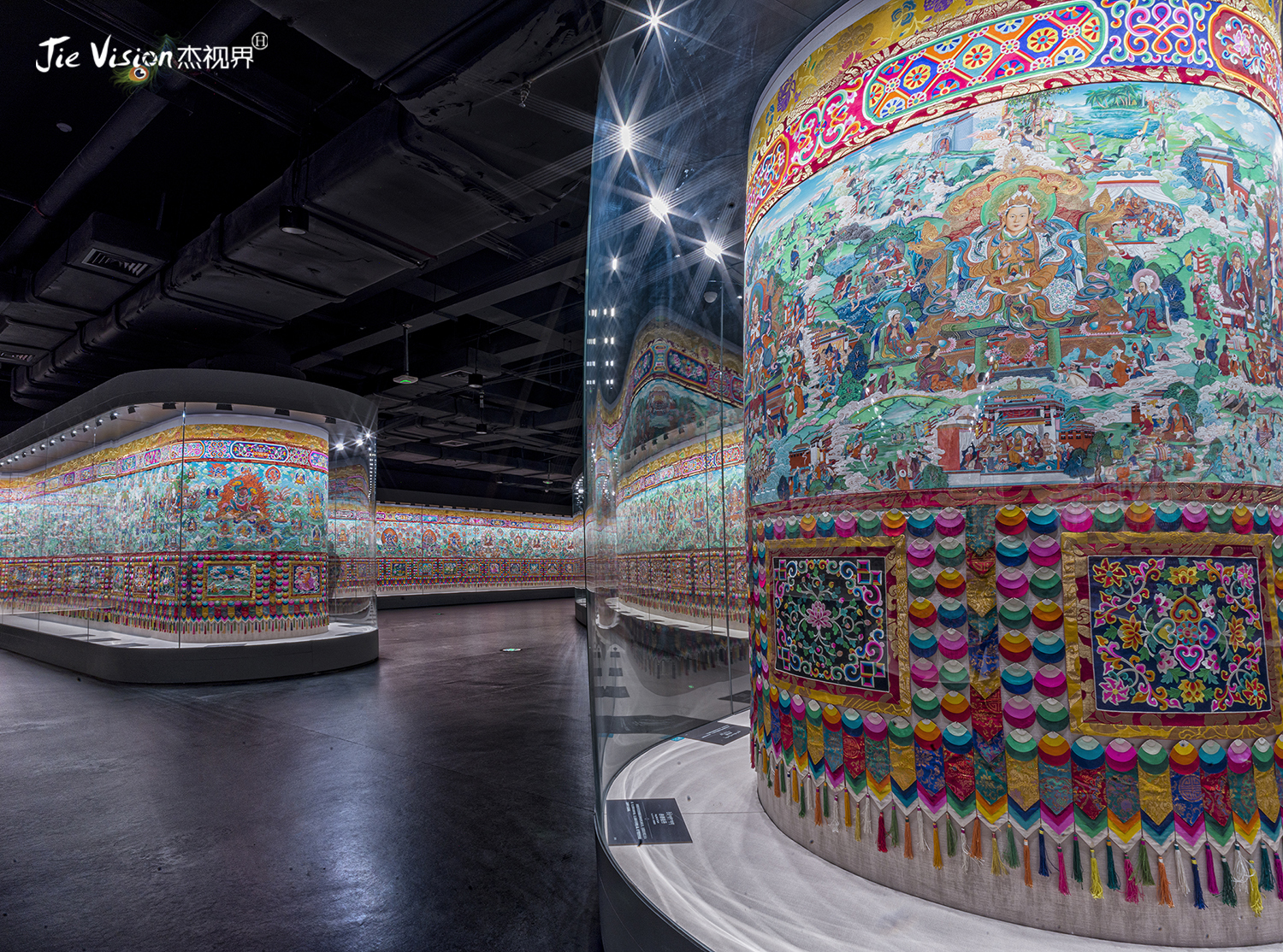 深入解读一幅唐卡诞生的过程,4人共同创作