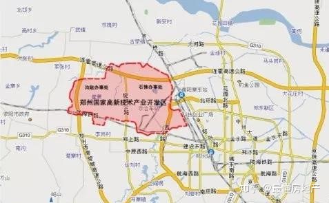 区域规划图郑州高新区,郑州高新区未来规划和前景