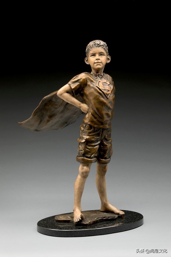 学赏画197：美女雕塑家米娅：灵感来自孩子们不断变化的个性