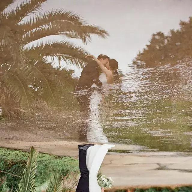 不拘泥形式的婚纱照,婚纱照小众风格这样拍也好看