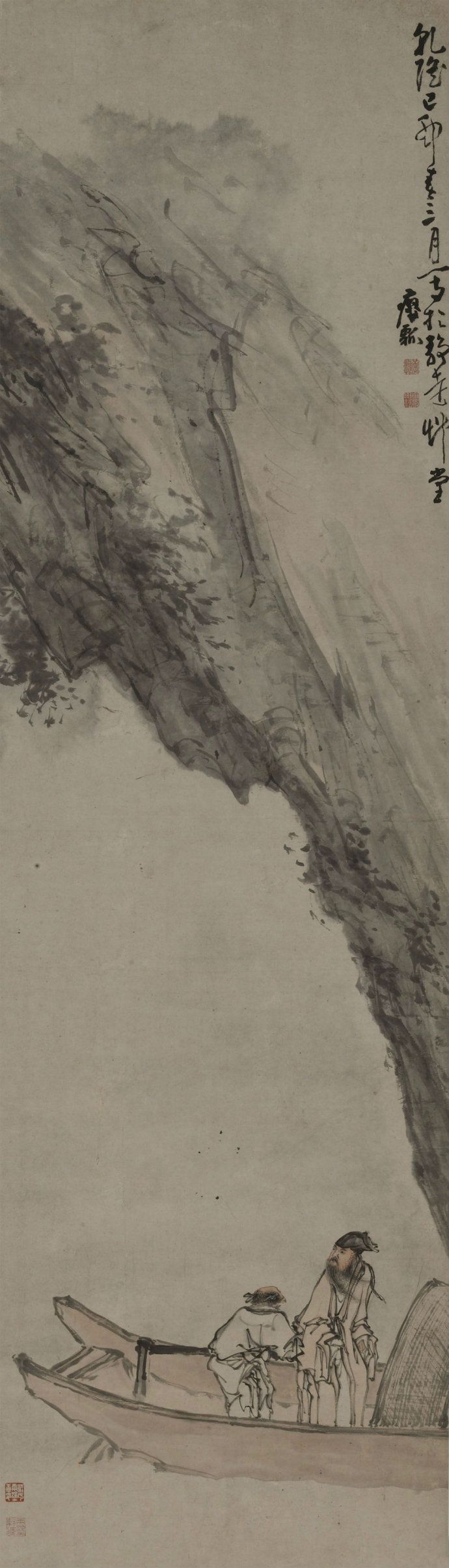 黄慎桃花源记,颜体毛笔楷书桃花源记作品欣赏