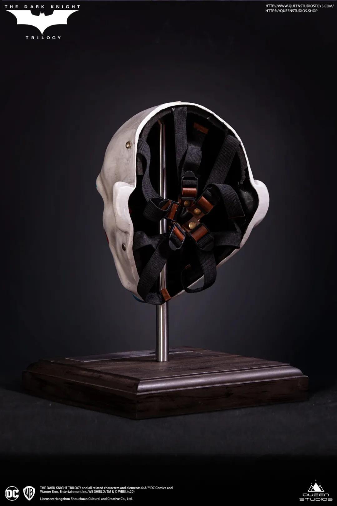 qs正版黑暗骑士小丑面具开箱,qs黑暗骑士