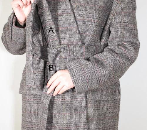 大衣腰带怎么系简单又好看,大衣短腰带系法简单又好看的系法