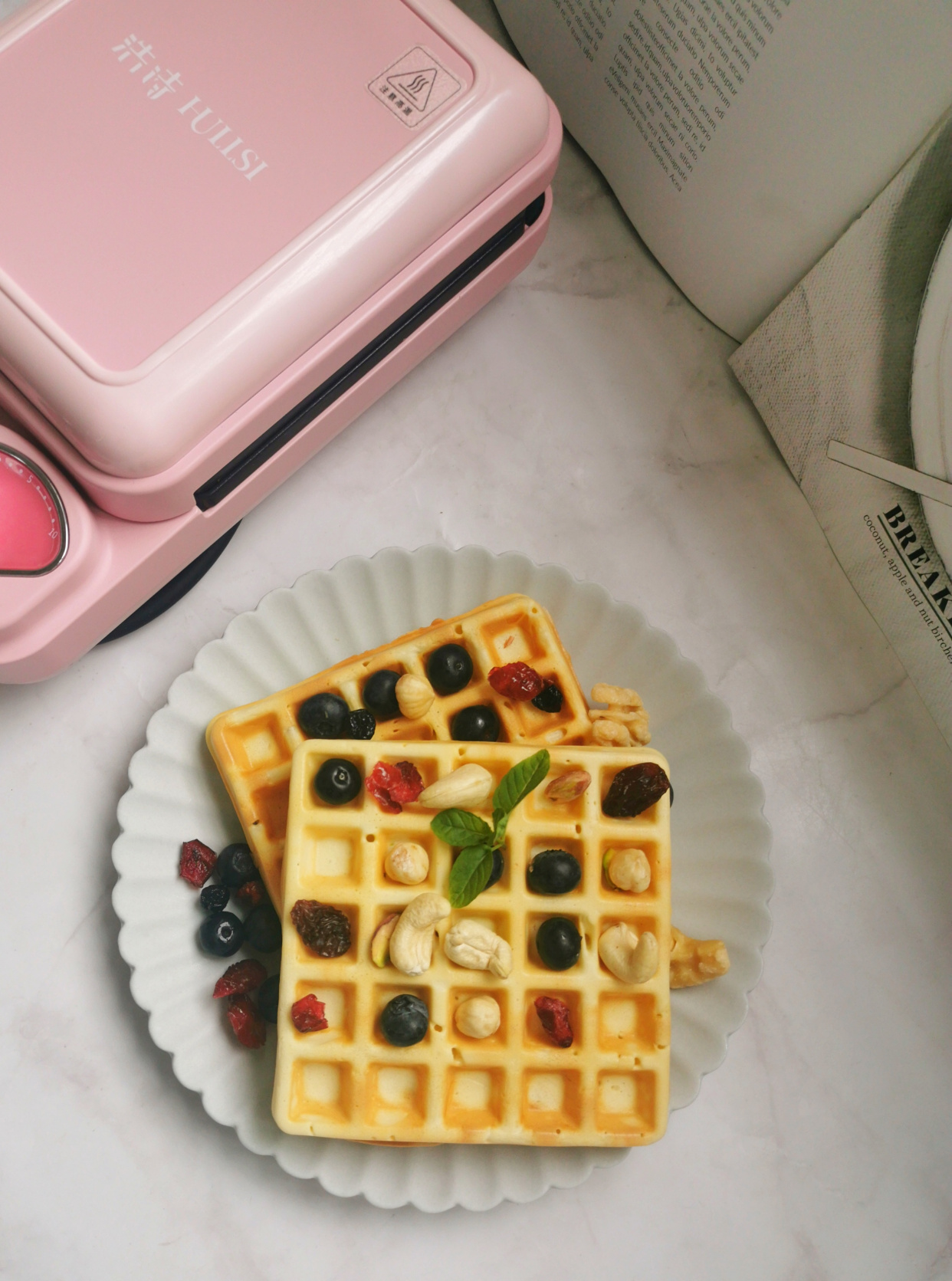 华夫饼不用泡打粉的做法,华夫饼不用机器家常做法